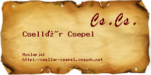 Csellár Csepel névjegykártya